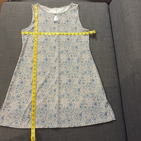 Nuu-Muu Colorful Sanddollar Ocean Shores Dress Ruu Muu Blue Peach Large Beach - Picture 7 of 8